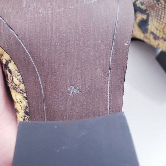 Sam Edelmen Yellow Snake Print Booties - Picture 8 of 8